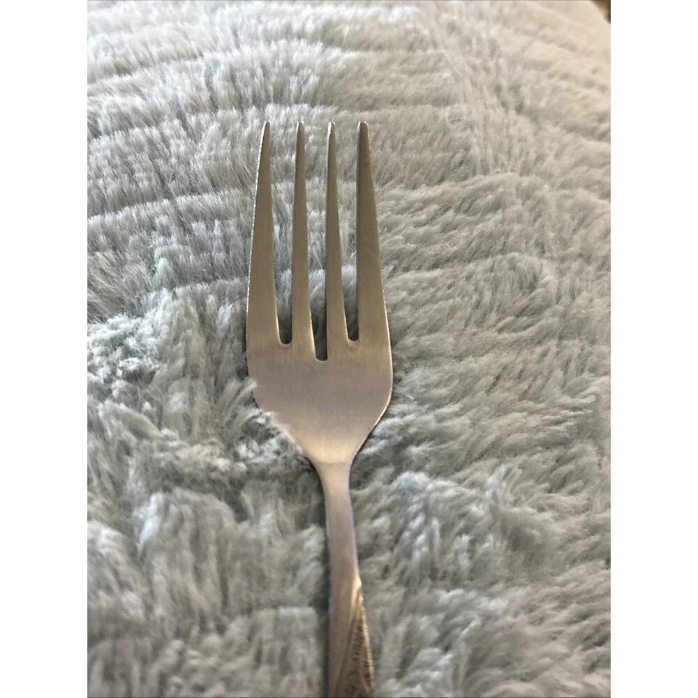 ROSEVINE SALAD or DESSERT FORK by NASCO STAINLESS JAPAN
